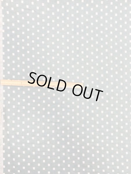 画像2: 生地:スクエア綿ダブルガーゼ (緑/白) (2)