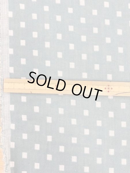 画像3: 生地:スクエア綿ダブルガーゼ (緑/白) (3)