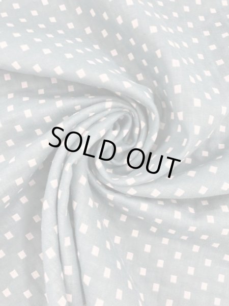 画像7: 生地:スクエア綿ダブルガーゼ (緑/白) (7)