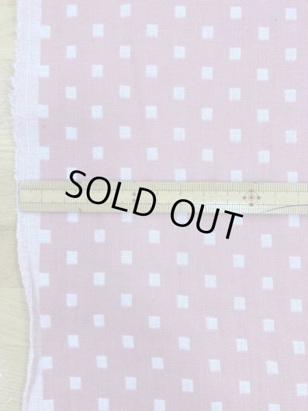 画像3: 生地：スクエア綿ダブルガーゼ （薄ピンク／白） (3)