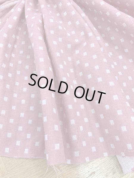 画像6: 生地：スクエア綿ダブルガーゼ （薄ピンク／白） (6)