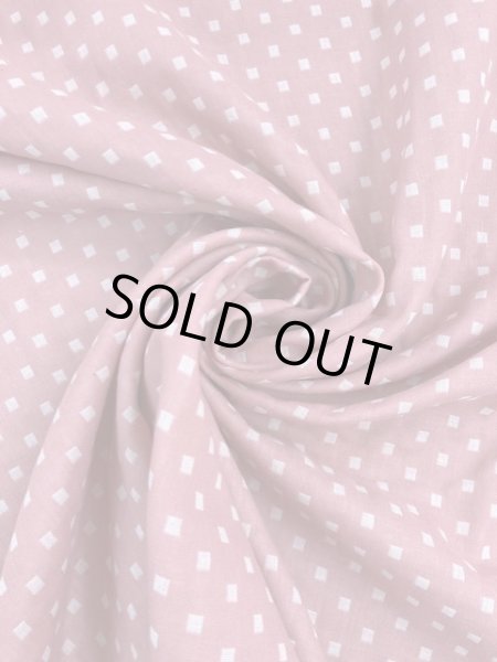画像7: 生地：スクエア綿ダブルガーゼ （薄ピンク／白） (7)