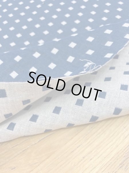 画像5: 生地:スクエア綿ダブルガーゼ (ブルー/白) (5)