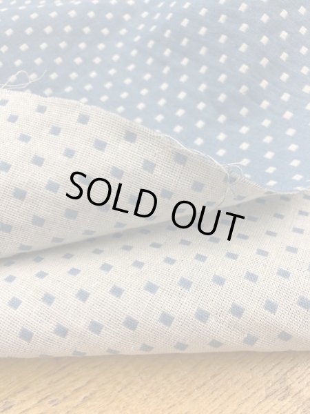 画像5: 生地:スクエア小綿ダブルガーゼ (水色/白) (5)