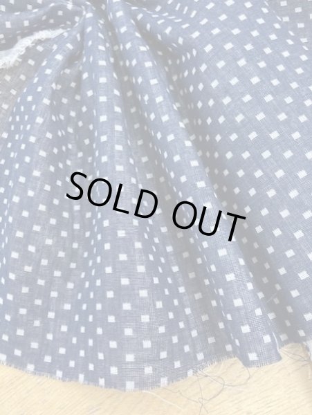 画像6: 生地:スクエア小綿ダブルガーゼ (紺/白) (6)