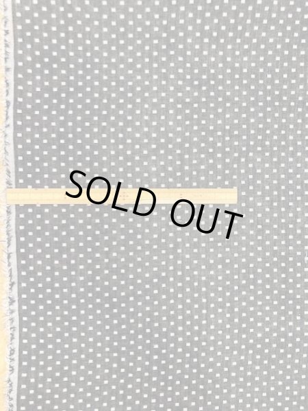 画像2: 生地:スクエア小綿ダブルガーゼ (黒/白) (2)