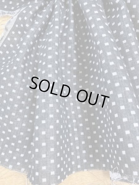 画像6: 生地:スクエア小綿ダブルガーゼ (黒/白) (6)