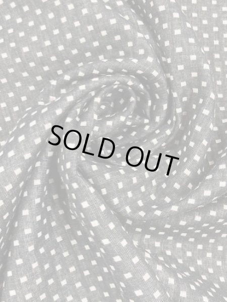 画像7: 生地:スクエア小綿ダブルガーゼ (黒/白) (7)