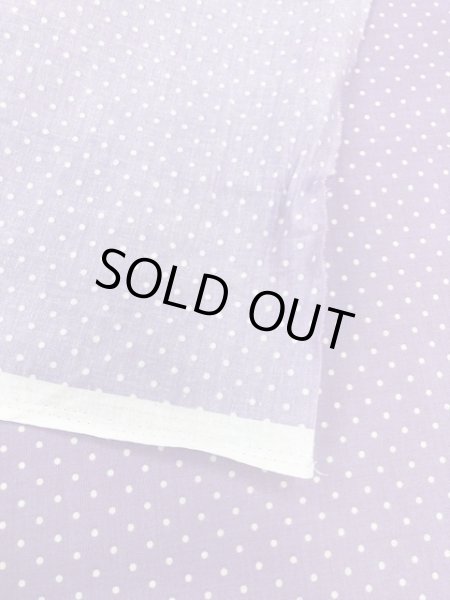 画像3: 生地:水玉柄コットン(パープル) (3)