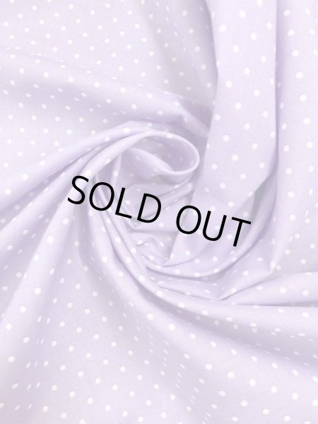 画像5: 生地:水玉柄コットン(パープル) (5)