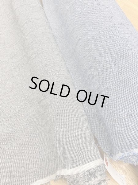 画像7: 生地:コットンワッシャー(ブルー) (7)