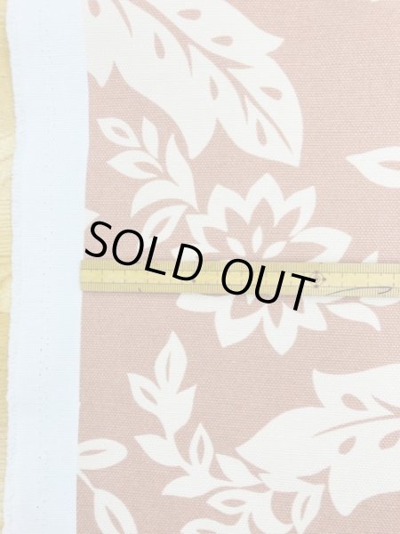 画像2: 生地:帆布プリント(ピンクベージュ) (2)