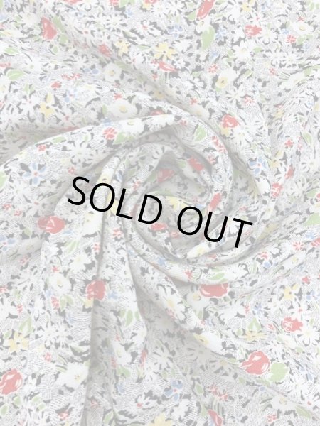 画像5: 生地:花柄綿レーヨンプリント (5)