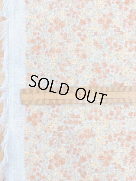 画像2: 生地：小花柄コットン（オレンジ） (2)