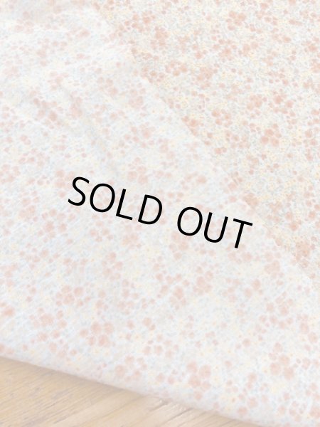 画像3: 生地：小花柄コットン（オレンジ） (3)