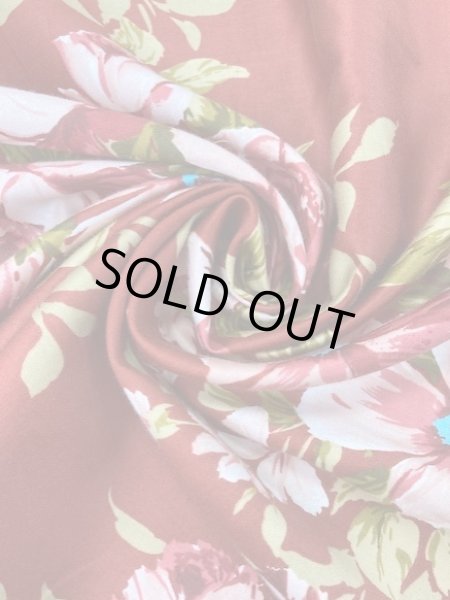 画像5: 生地:花柄コットン(赤) (5)