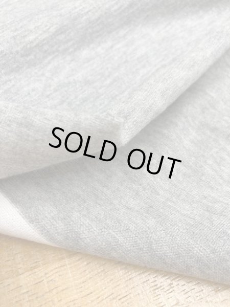 画像5: 生地:綿ボーダー75cmパネル(グレー/オレンジ) (5)