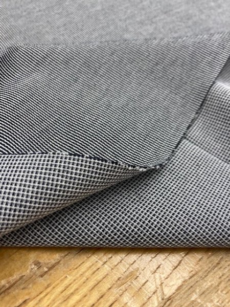 画像4: 生地:綿ポリニット(黒) (4)