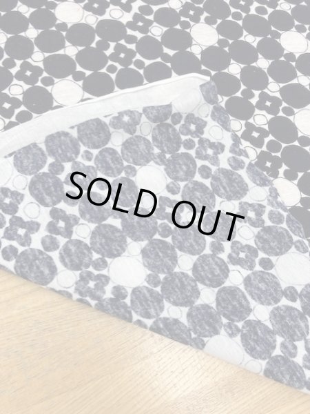 画像4: 生地:柄綿ニット(黒) (4)