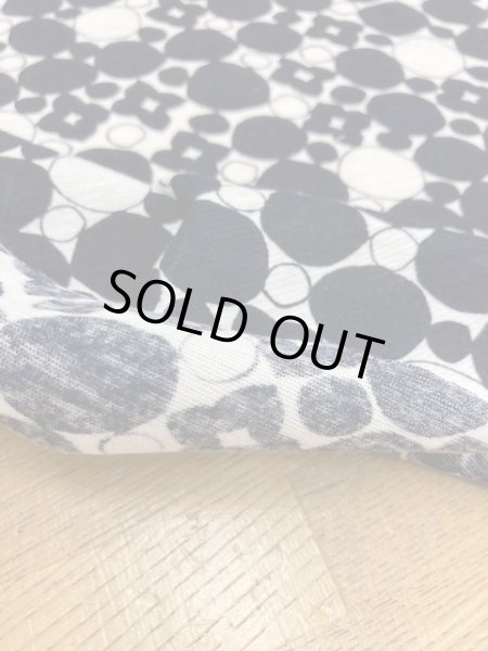 画像5: 生地:柄綿ニット(黒) (5)