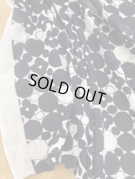 画像6: 生地:柄綿ニット(黒) (6)