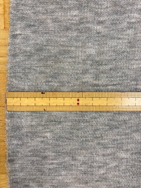 画像2: 生地:ラメ入り綿ニット(グレー) (2)