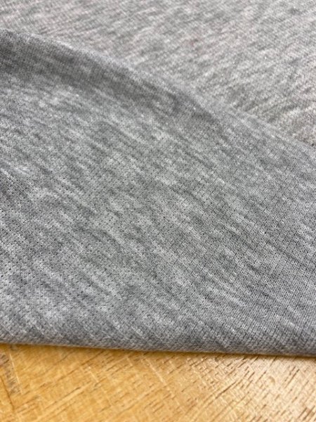 画像4: 生地:ラメ入り綿ニット(グレー) (4)