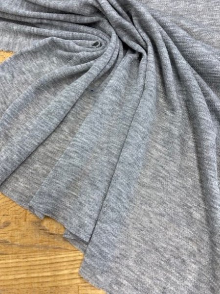 画像8: 生地:ラメ入り綿ニット(グレー) (8)
