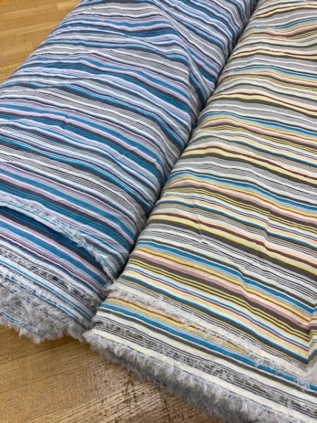 画像7: 生地:マルチストライプ(黄色系) (7)