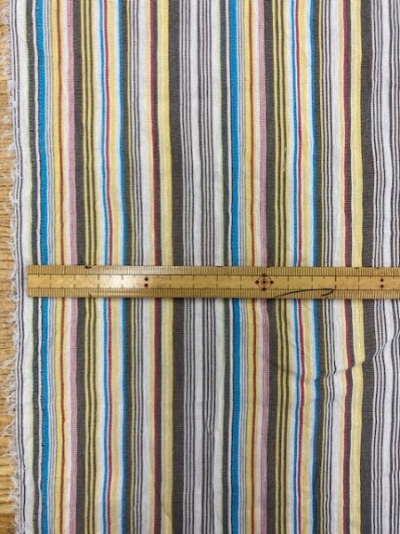 画像2: 生地:マルチストライプ(黄色系) (2)