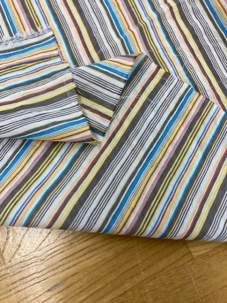 画像3: 生地:マルチストライプ(黄色系) (3)