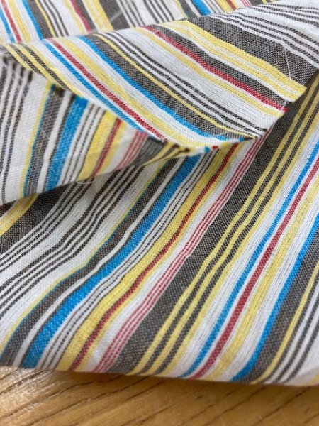 画像4: 生地:マルチストライプ(黄色系) (4)