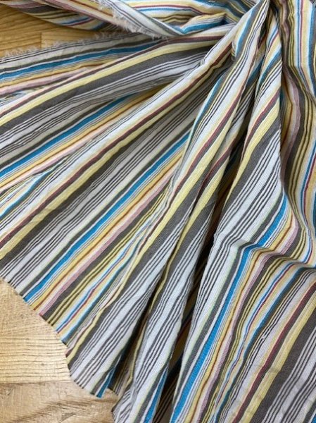 画像5: 生地:マルチストライプ(黄色系) (5)