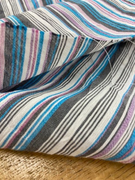 画像4: 生地:マルチストライプ(青系) (4)