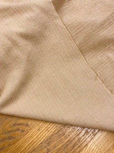 画像3: 生地:ボーダー織りポリエステル(ベージュ) (3)