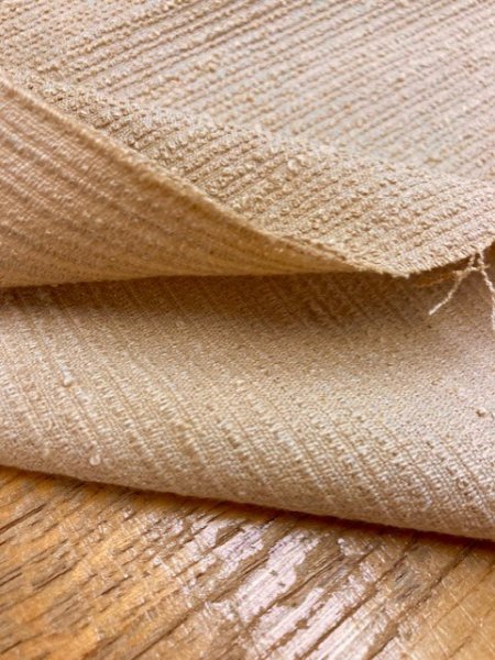 画像4: 生地:ボーダー織りポリエステル(ベージュ) (4)