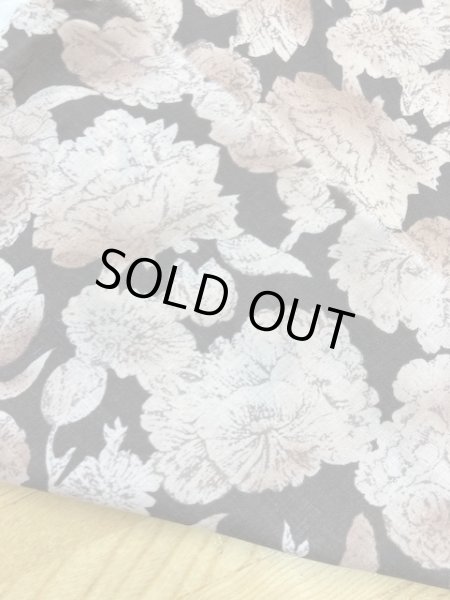 画像3: 生地:花柄綿レーヨン(茶/ピンク) (3)