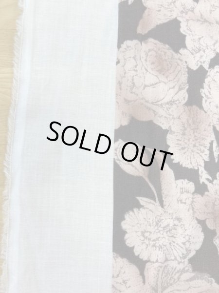 画像7: 生地:花柄綿レーヨン(茶/ピンク) (7)