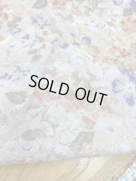 画像3: 生地:花柄綿(ベージュ/ピンク) (3)