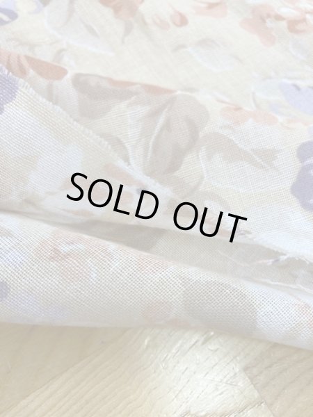 画像4: 生地:花柄綿(ベージュ/ピンク) (4)