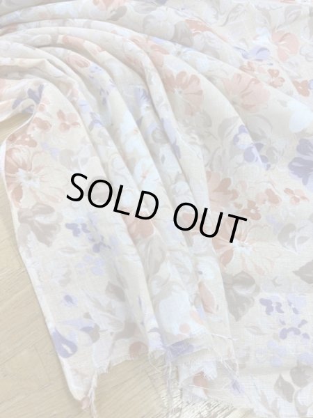 画像5: 生地:花柄綿(ベージュ/ピンク) (5)