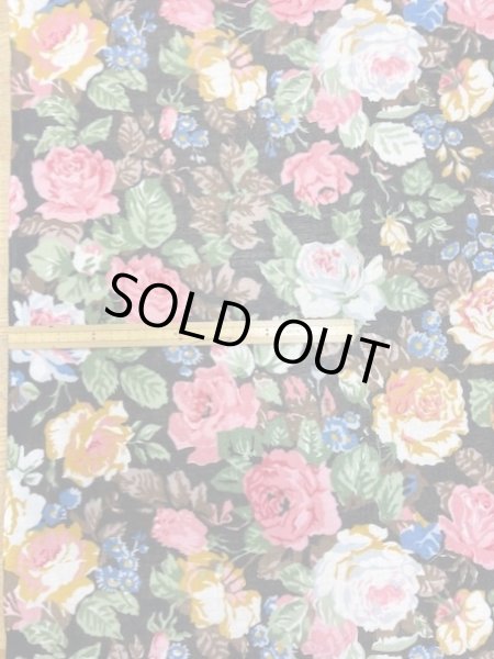 画像3: 生地：花柄綿（黒） (3)