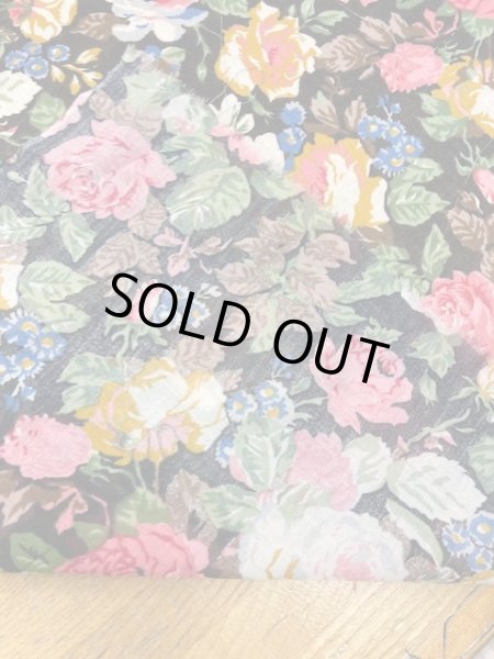 画像4: 生地：花柄綿（黒） (4)