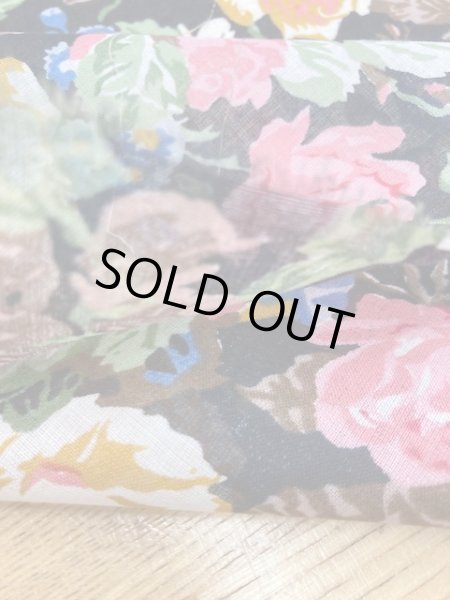 画像5: 生地：花柄綿（黒） (5)