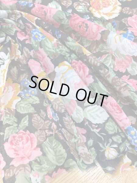 画像6: 生地：花柄綿（黒） (6)