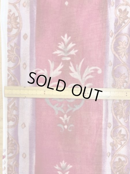 画像2: 生地:エスニックストライプ柄綿(濃ピンク) (2)