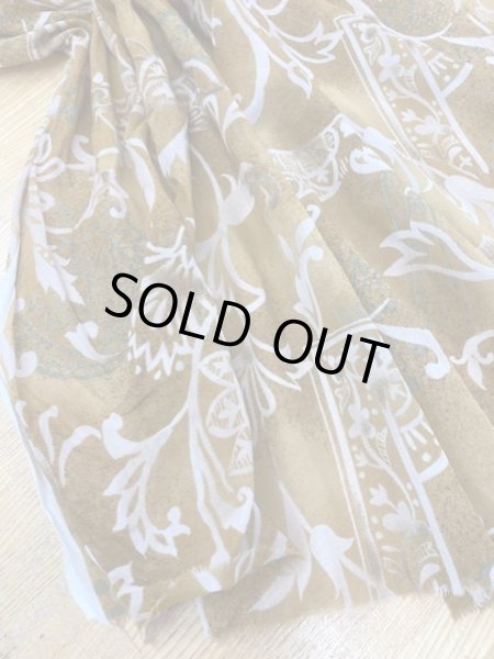 画像5: 生地:エスニック柄綿(茶) (5)