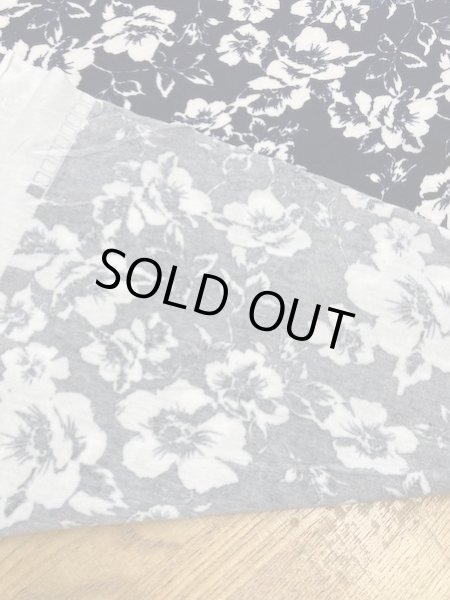 画像3: 生地:2way花柄ニット(紺) (3)