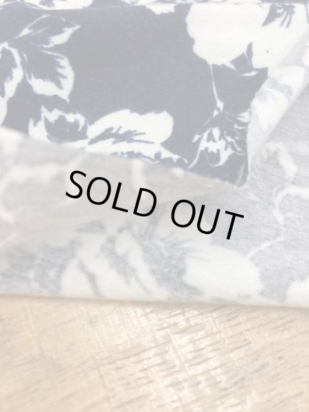 画像4: 生地:2way花柄ニット(紺) (4)