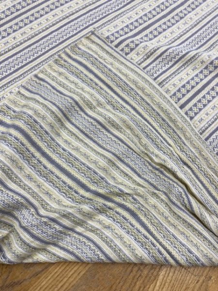 画像3: 生地:柄綿ジャガードニット(クリーム/グレー) (3)